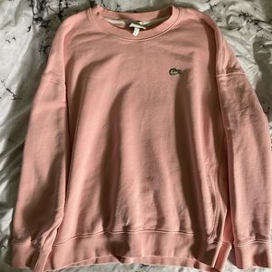 UNISEX Live Logo Lacoste Oversized Sweatshirt